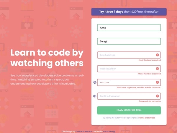 Form Validation Component