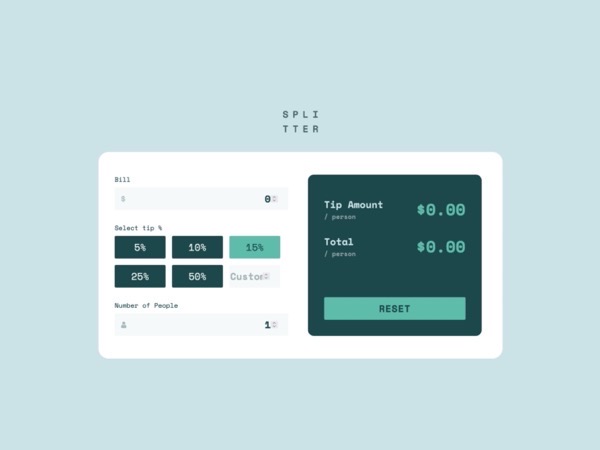 Tip Splitter React App