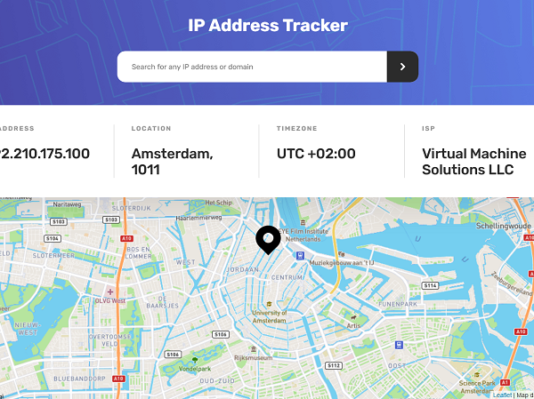 IP Address Tracker App